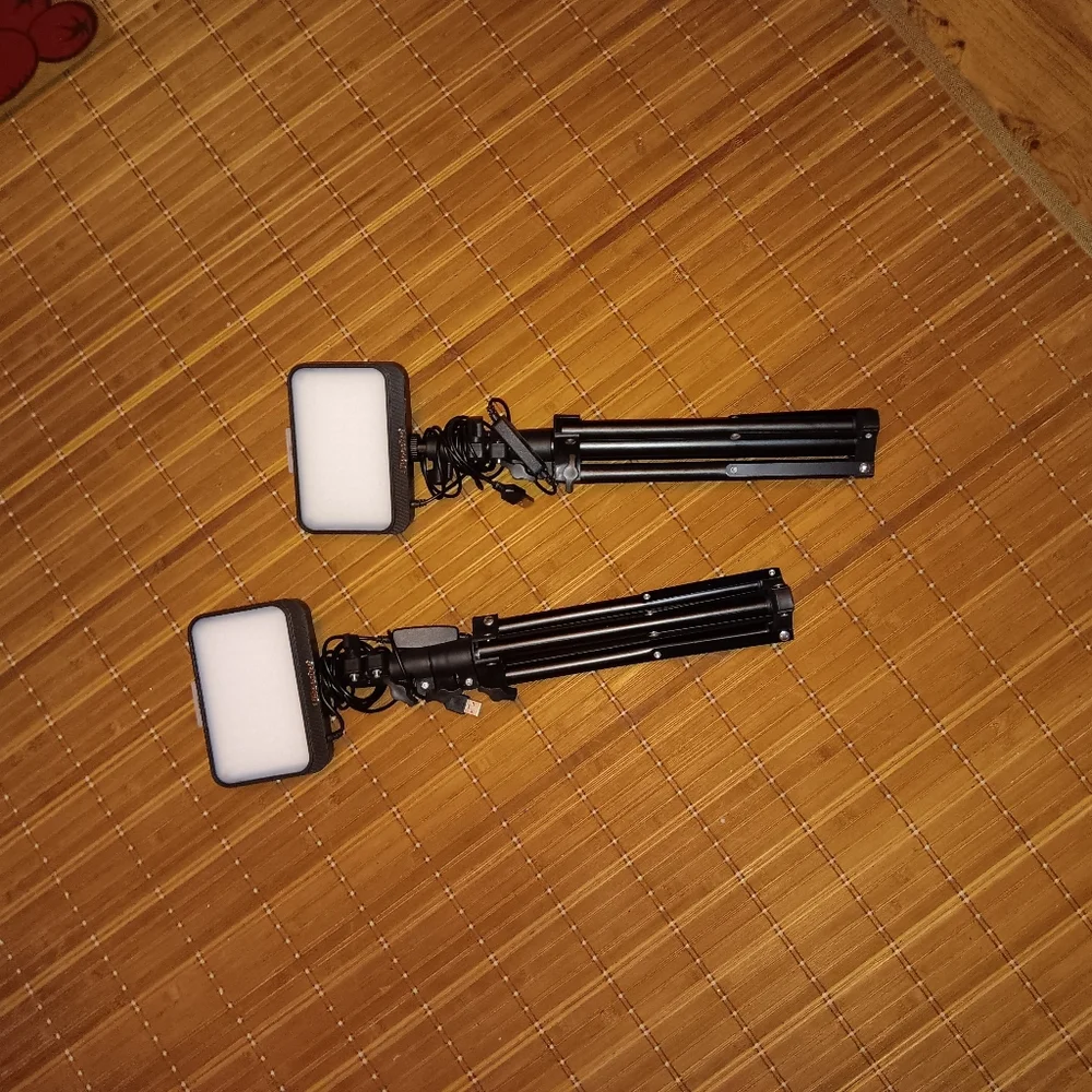 Photography Lights, with adjustable light stands
